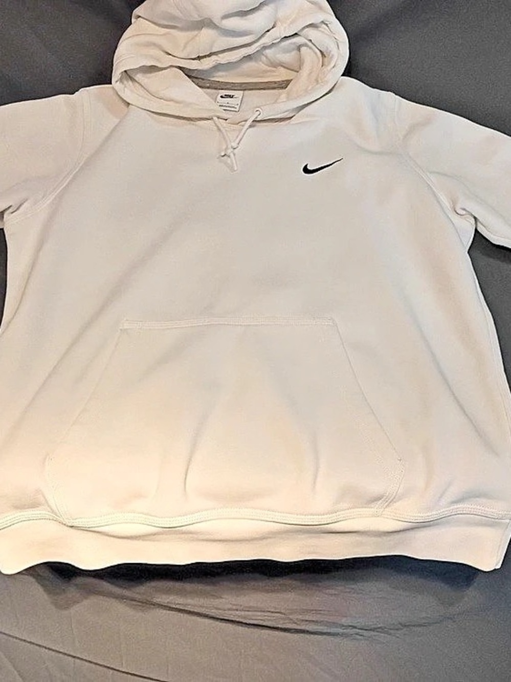 Nike Club Fleece Pullover Hoodie White